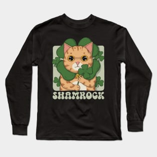 Tabby Shamrock Long Sleeve T-Shirt